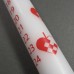 White Advent Candles With Red Heart Design